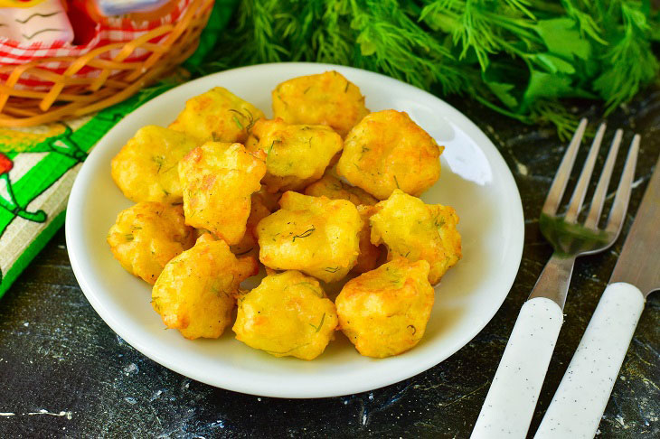 Potato croquettes with herbs - a quick recipe for busy housewives