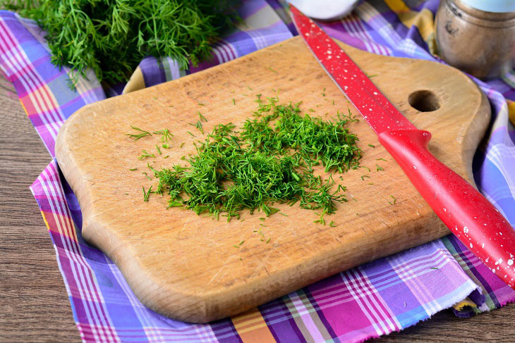 Zucchini in Fözelek sour cream - a traditional Hungarian dish