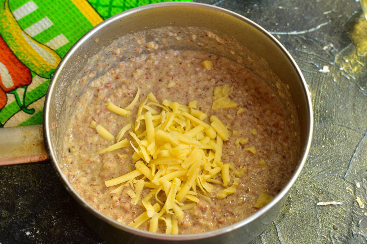 Hearty buckwheat cutlets with cheese - tasty and budget