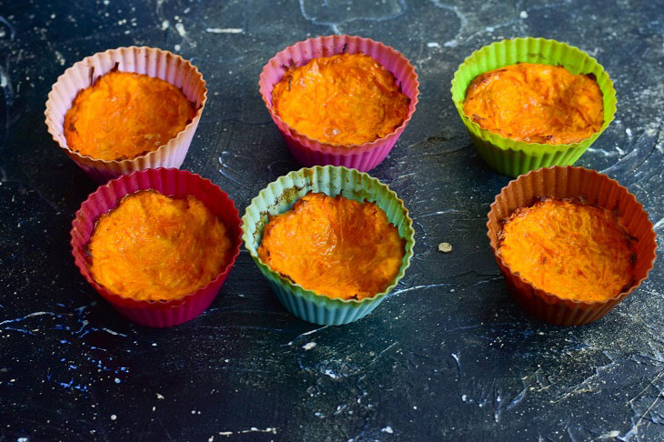 Snack carrot baskets - a bright and festive recipe