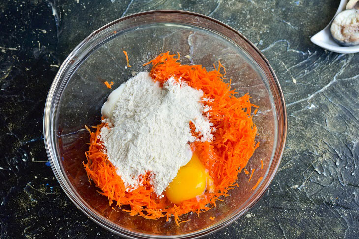 Snack carrot baskets - a bright and festive recipe