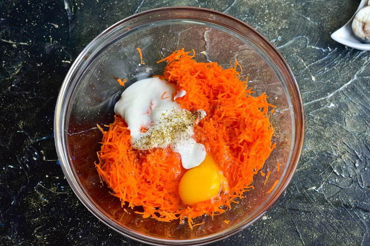 Snack carrot baskets - a bright and festive recipe