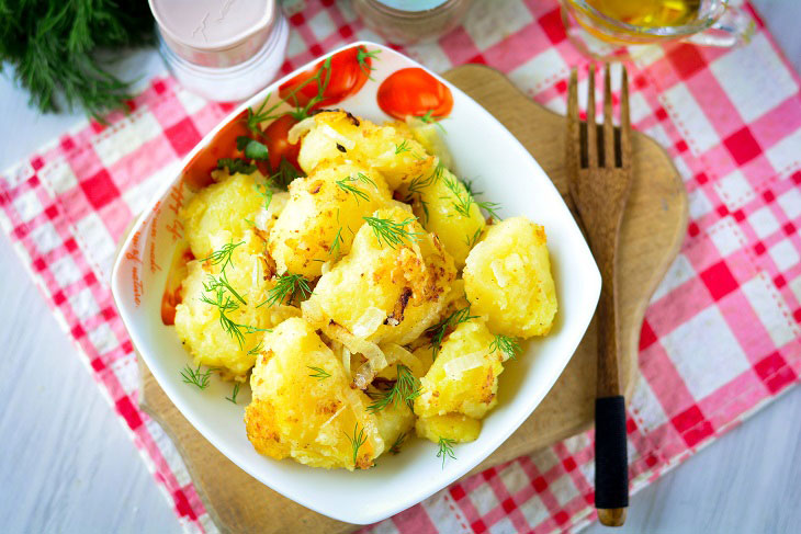 Monastery-style potatoes - tender and fragrant