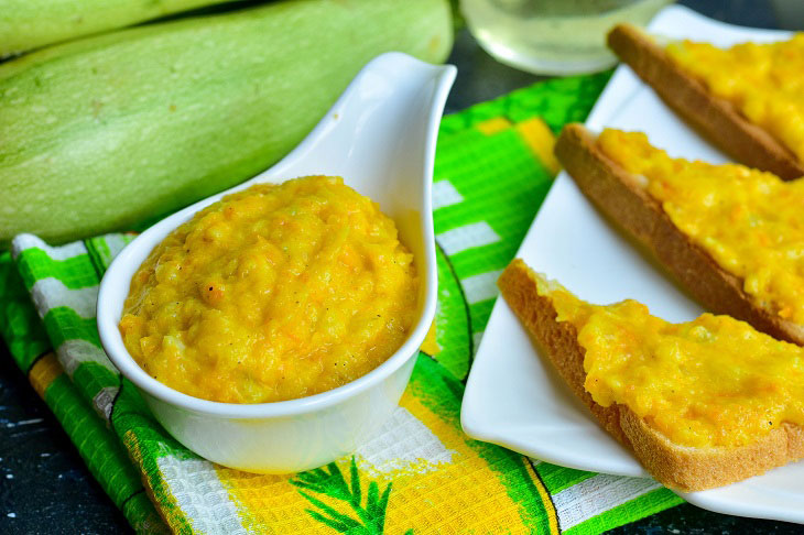 Zucchini pate - a delicate vegetable spread