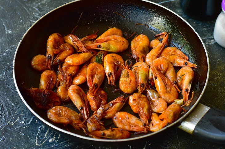 Fried shrimp "Lick your fingers" - our special recipe