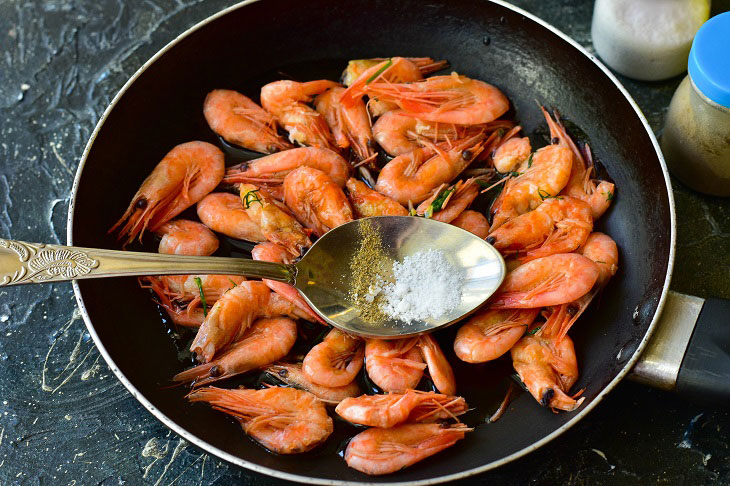 Fried shrimp "Lick your fingers" - our special recipe