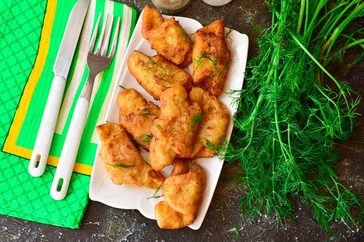 Potato rolls with viscous filling - a great appetizer