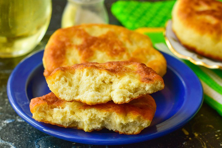 Air donuts on kefir - a quick and easy recipe