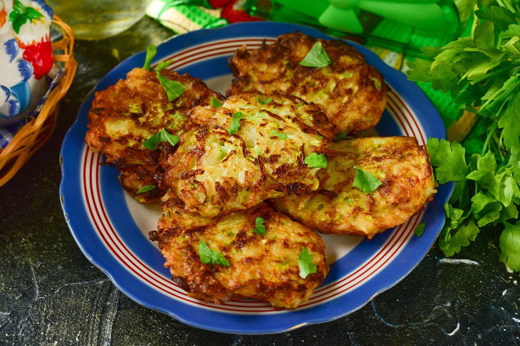 Juicy zucchini meatballs - a quick and tasty snack