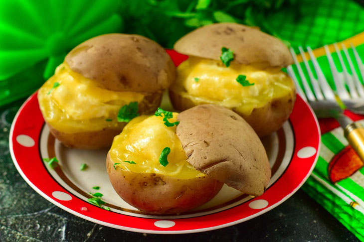 Potato chests - an original snack on the festive table