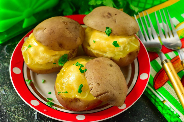 Potato chests - an original snack on the festive table