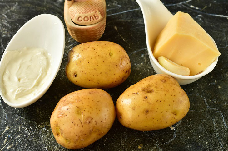 Potato chests - an original snack on the festive table