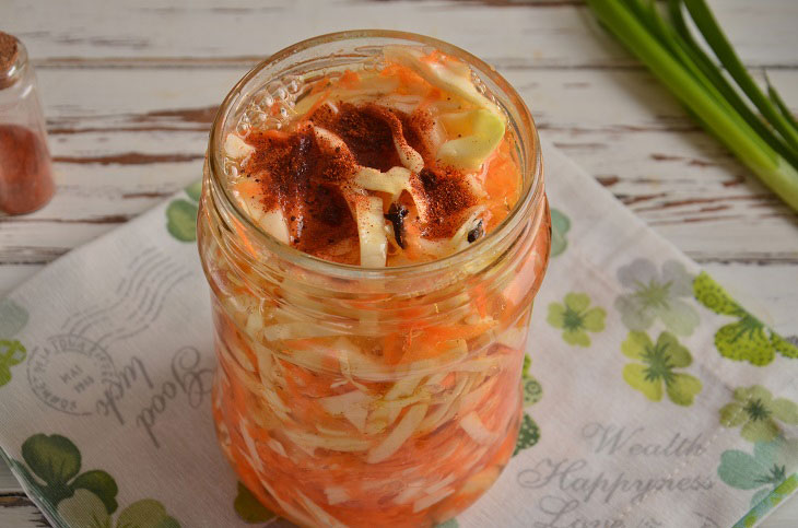 Pickled cabbage "Spark" - awesome savory snack