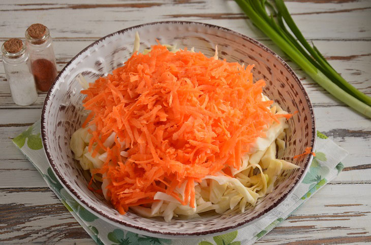 Pickled cabbage "Spark" - awesome savory snack