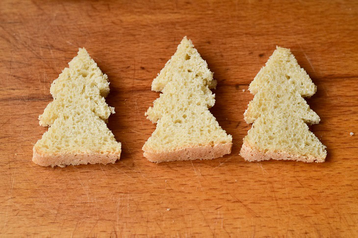 New Year's sandwiches "Christmas Trees" - an excellent decoration for the festive table