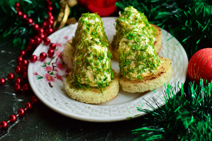 Canape "Yolochki" - a beautiful and original snack on the New Year's table