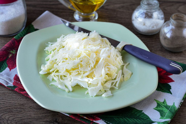 Pickled cabbage - a quick recipe for 2 hours