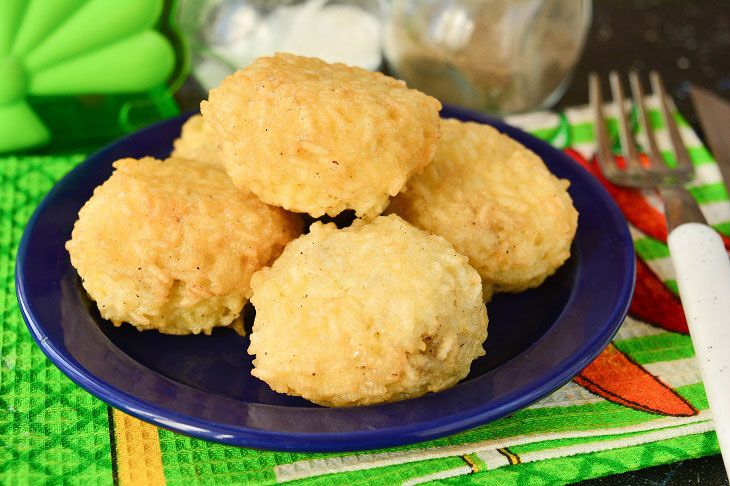 Original rice balls with cheese - an easy recipe for an excellent snack