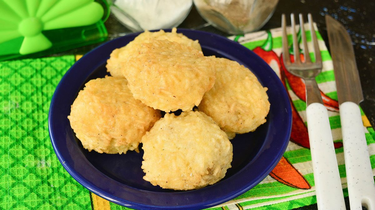 Original rice balls with cheese – an easy recipe for an excellent snack