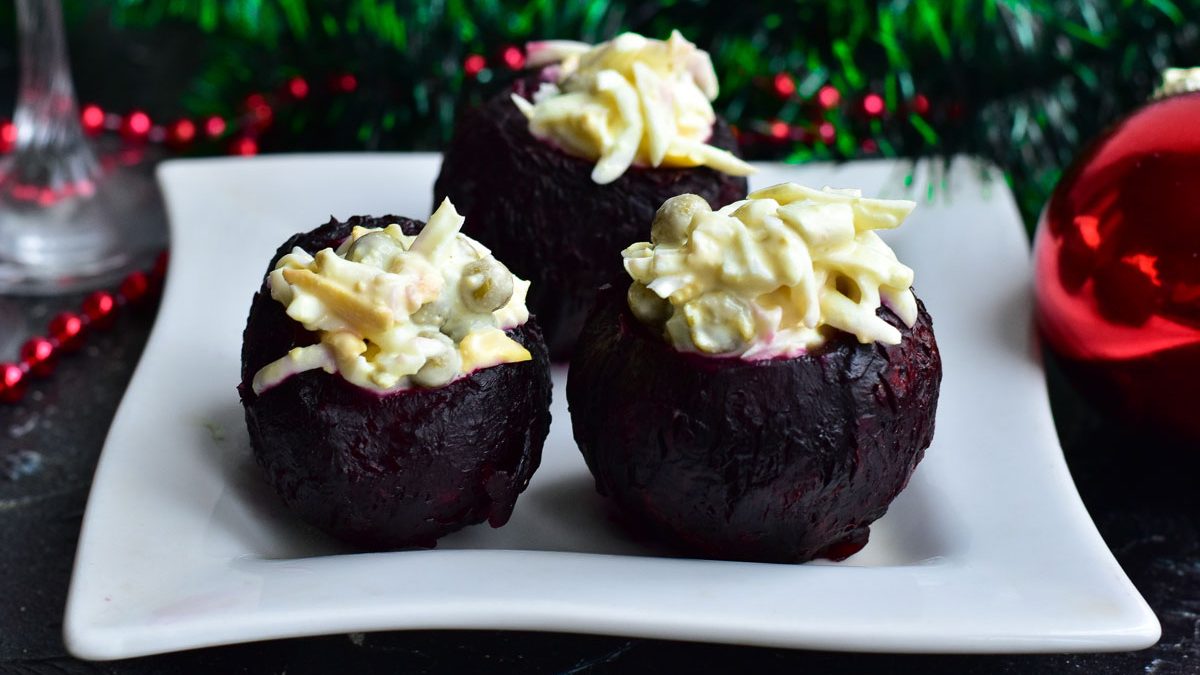Stuffed beets – a quick and tasty vegetable snack for the holiday