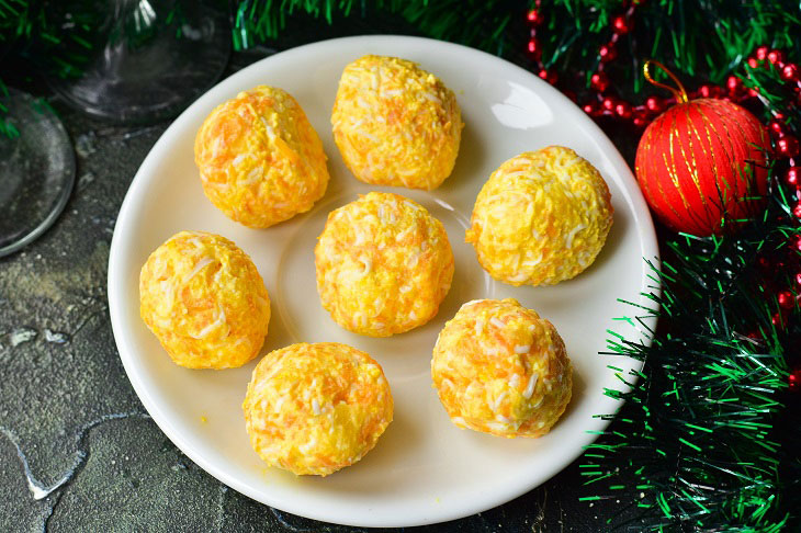 Carrot balls - a delicious snack for any occasion