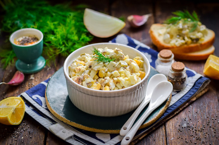 Sprat salad spread - it makes delicious sandwiches