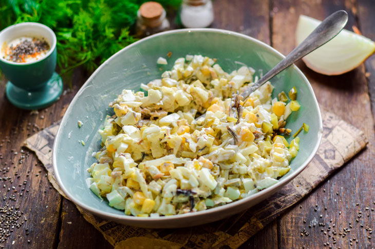 Sprat salad spread - it makes delicious sandwiches