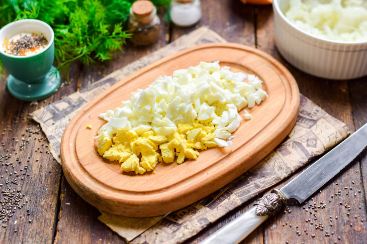 Sprat salad spread - it makes delicious sandwiches