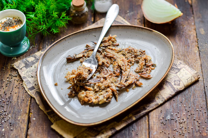 Sprat salad spread - it makes delicious sandwiches