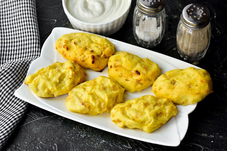 Potato zrazy in the oven - juicy and low-fat, be sure to try