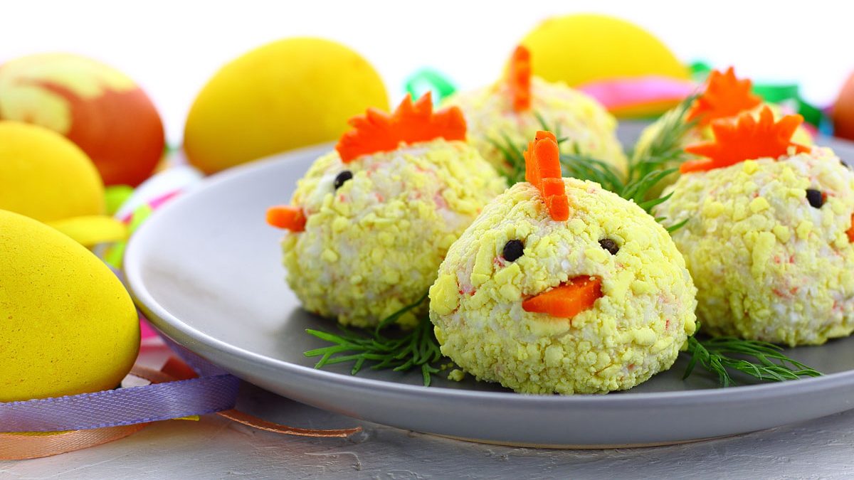 Snack “Chickens” on the festive table – will delight both adults and children