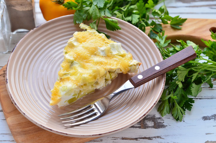 Zucchini casserole in the oven - tender and very tasty