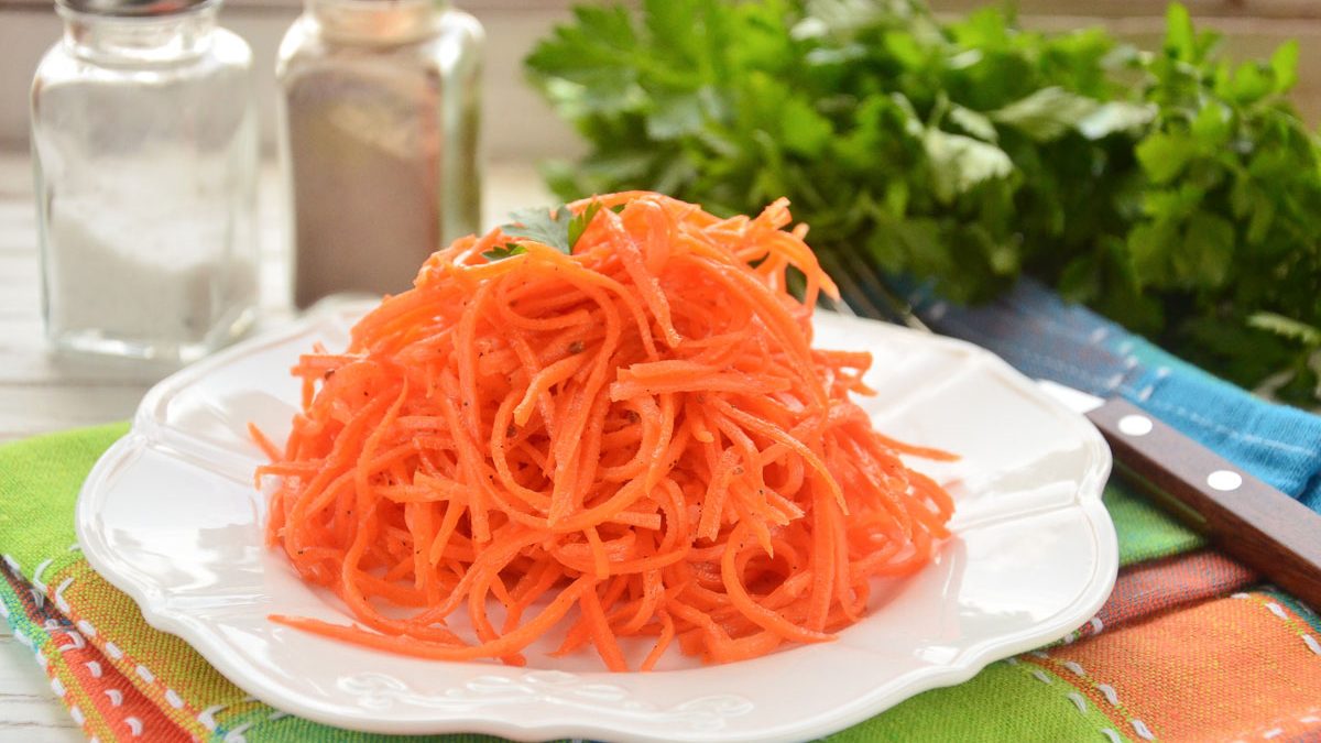 Korean-style carrots in 30 minutes – a step-by-step recipe with a photo