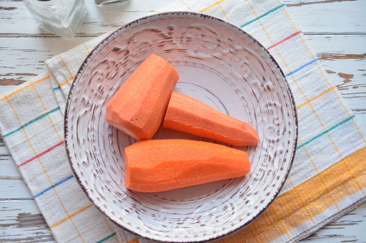 Korean-style carrots in 30 minutes - a step-by-step recipe with a photo