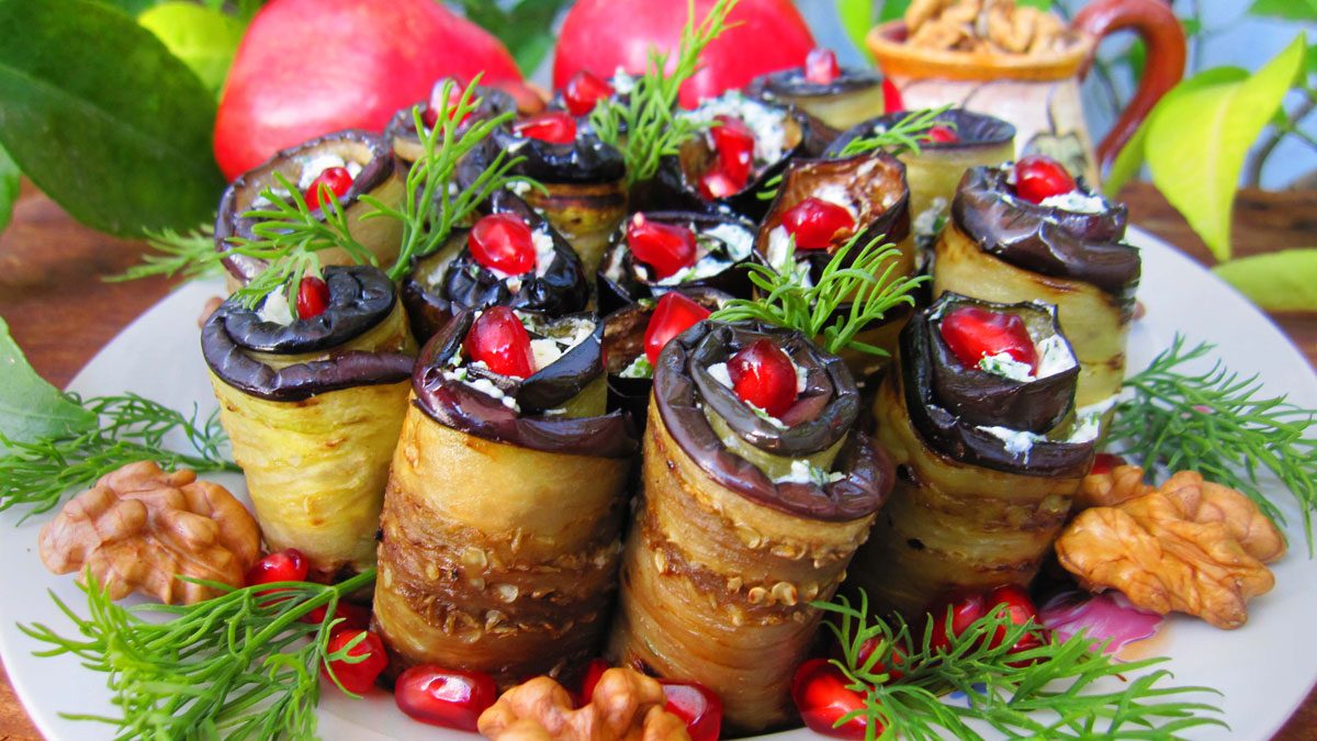 Eggplant rolls with cottage cheese – they turn out very tasty and unusual