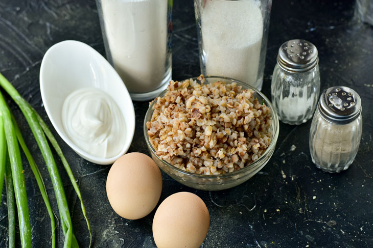 Zrazy from buckwheat porridge with an egg - a step by step recipe with a photo
