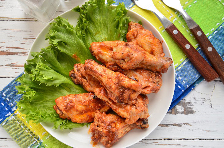 Buffalo chicken wings - well, very tasty