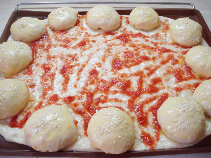 Unusual pizza pie - step by step recipe with photo