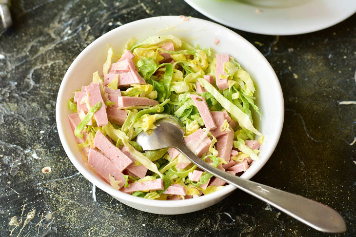 Salad "Gomelchanka" - juicy, tasty and satisfying