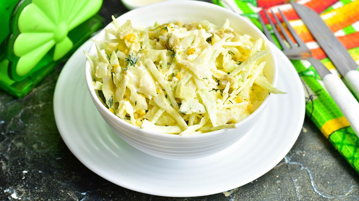 Salad “Gulistan” from young cabbage – a delicious spring recipe