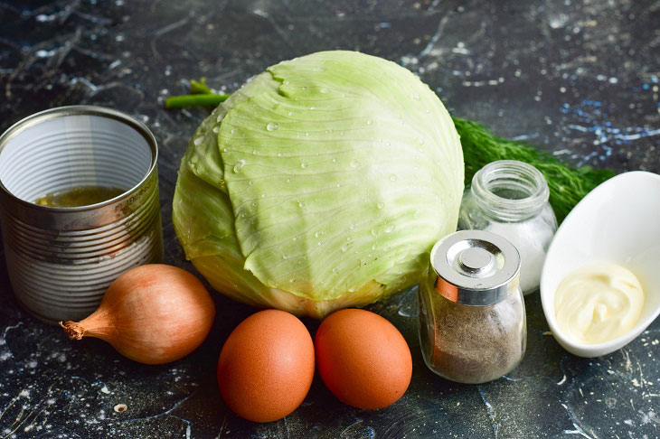 Salad "Gulistan" from young cabbage - a delicious spring recipe