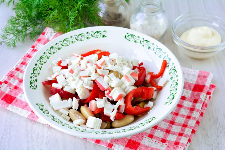 Salad "Corporate" - a delicious recipe in a hurry