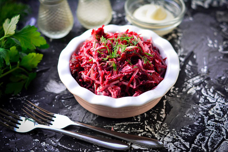 Beet salad "Agatha" - bright and very tasty