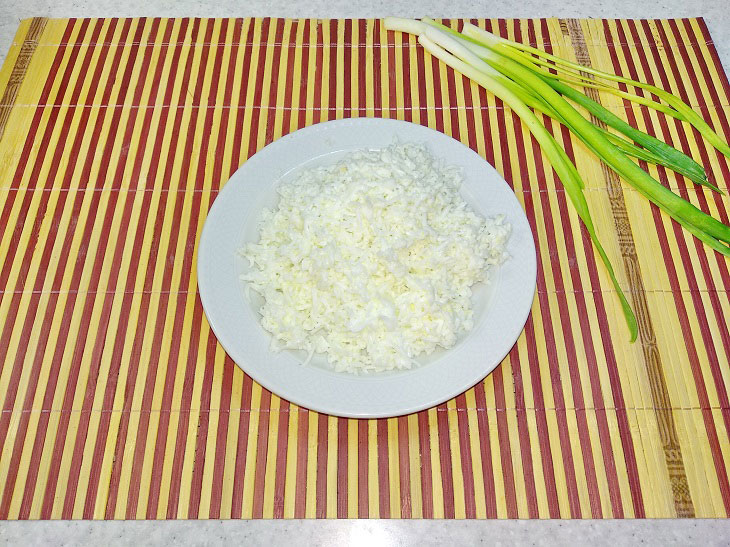 Spring salad "Crocuses" - festive and tasty