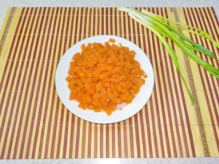 Spring salad "Crocuses" - festive and tasty