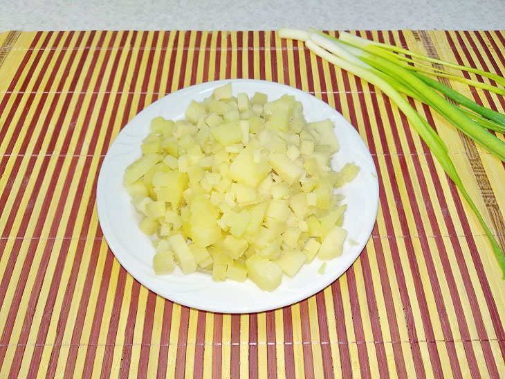 Spring salad "Crocuses" - festive and tasty