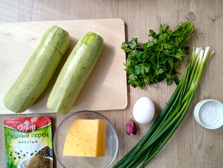 Zucchini barrels with cheese and herbs - a step by step recipe with a photo