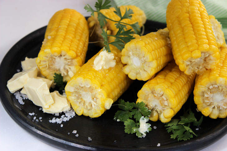 Corn on the cob - a good old classic recipe