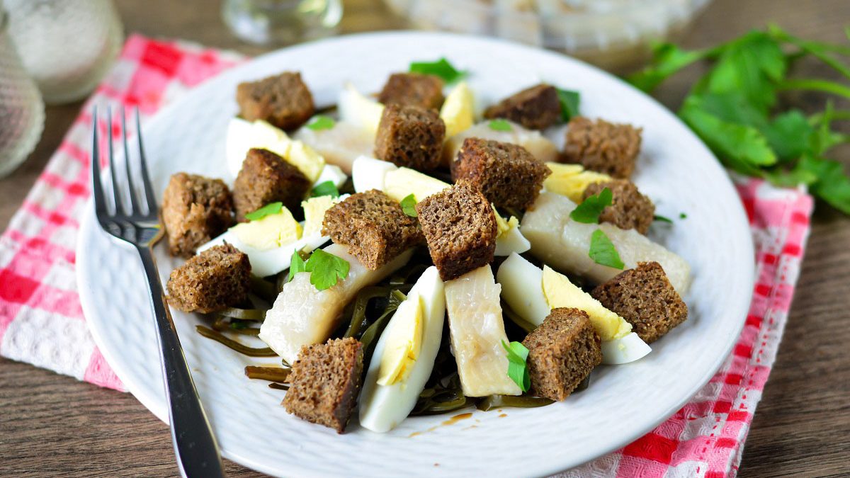 Salad “Fisherman’s Dream” – healthy, original and tasty