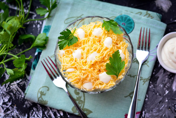 Salad "Metelitsa" - a wonderful winter dish